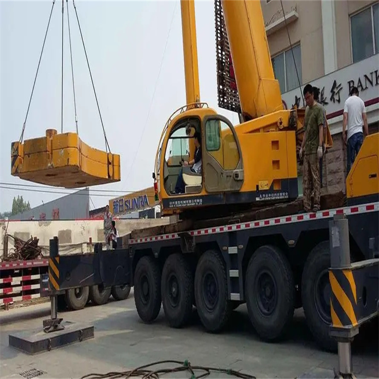 兴安当地吊车出租|机器吊装|75吨|工厂搬迁服务